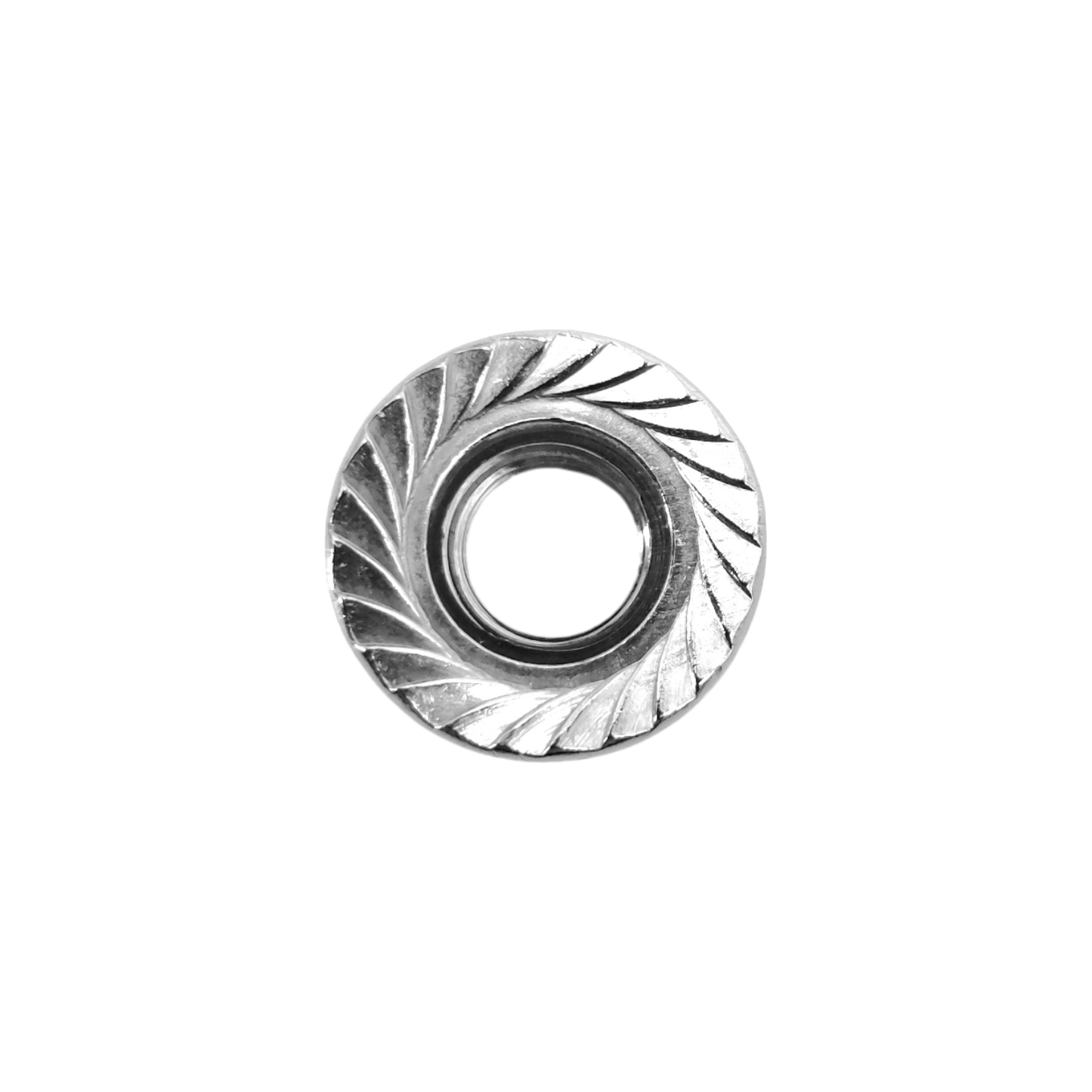 10x M5 Sperrzahnmuttern Flanschmuttern Edelstahl A2-50 DIN 6923 SW6 Muttern