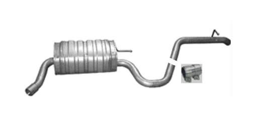 Endschalldämpfer Endtopf Auspuffanlage für Kia Ceed 1.6 2.0 CRDi 2007-2012