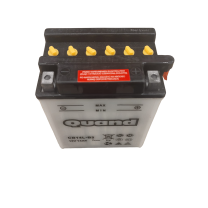 Quand CB14L-B2 Motorradbatterie Batterie Motorrad 190A 14Ah Honda VF VT Kawasaki