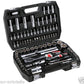 Yato Werkzeugkoffer Set 94tlg Ratschen Steckschlüssel 1/4" 1/2" Langnüsse Bits