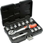 Yato YT-38671 Ratschenkasten 12tlg  1/2" Nusskasten Steckschlüssel Knarren Set