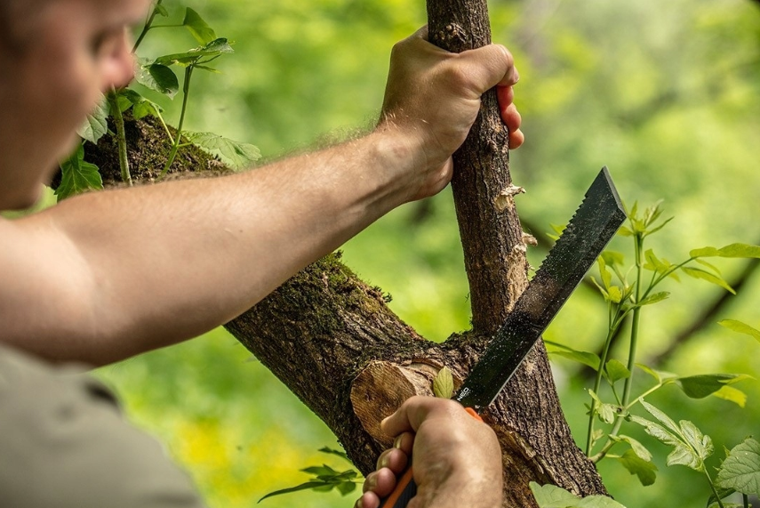 Machete Buschmesser Säge 25/40 cm Sägezahnung Camping Jagd Outdoor Garten klein