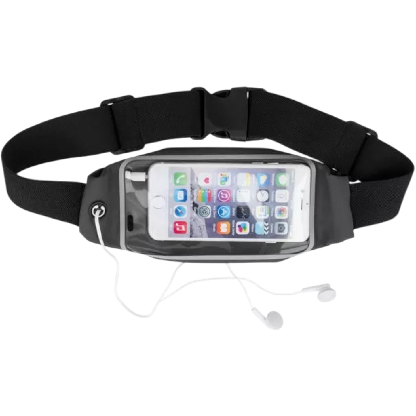 5,5" Fenster Gürteltasche Laufstasche Hüfttasche Travel Sport Running Schwarz
