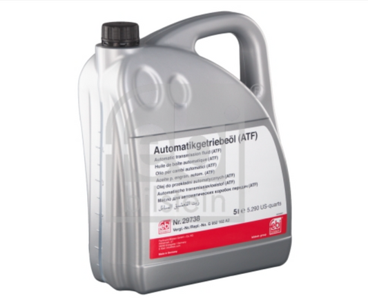 5l Febi 29738 Automatikgetriebeöl ATF Gelb VW BMW LT71141 LA2634 MB23611TL52162