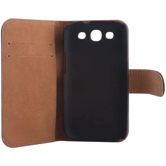 Handyhülle Cover Tasche Hülle Etui Klappetui Schwarz i8190 Galaxy S III mini