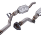 Kat left + right catalytic converter panties pipe for A4 A6 2.4 Passat 3b 2.8