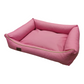 Hundebett Hundekorb Hundekissen Hundesofa Liegeplatz Kunstleder Bett XL Rosa