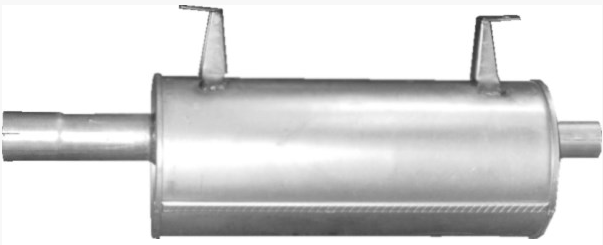 Mittelschalldämpfer Mitteltopf Auspuff für Nissan Trade Cabstar 3.0D 1992-2006