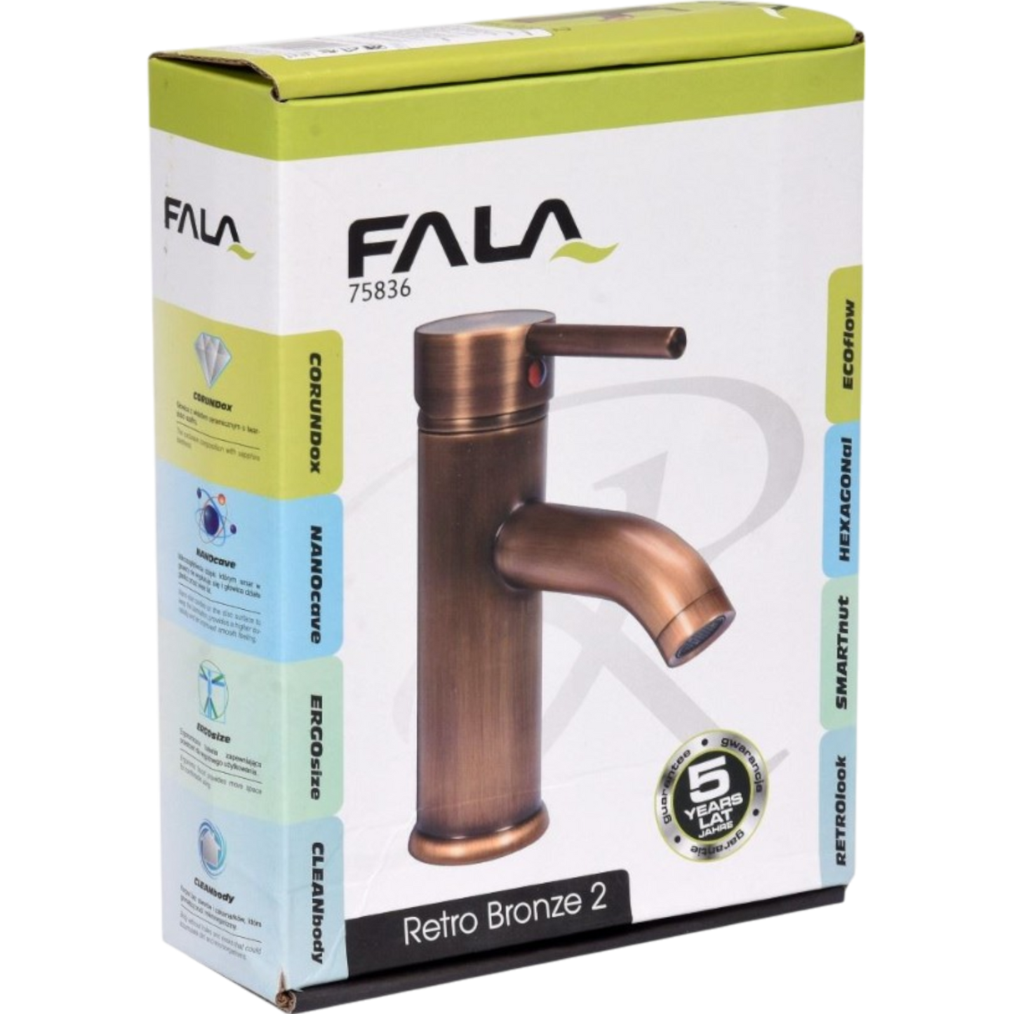 Wasserhahn Waschtischarmatur Waschbecken Badarmatur Einhebel Retro Bronze