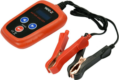Yato YT-83113 Batterieprüfgerät Batterietester digital Prüfgerät Spannungsmesser