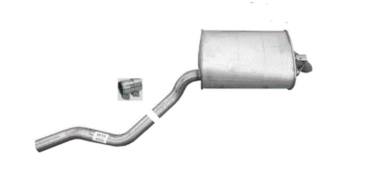 Endschalldämpfer Endtopf Auspuffanlage rechts für BMW 7er E38 730d 1998-2001
