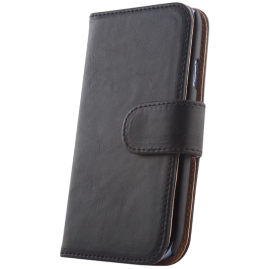 Handyhülle Cover Tasche Hülle Etui Klappetui Schwarz i8190 Galaxy S III mini