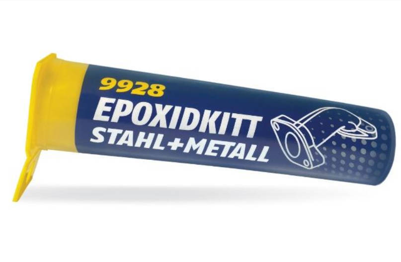 Mannol 9928 Metall Eisen Stahl Guss Alu Reparatur 2K Epoxid Knete Kitt Klebstoff