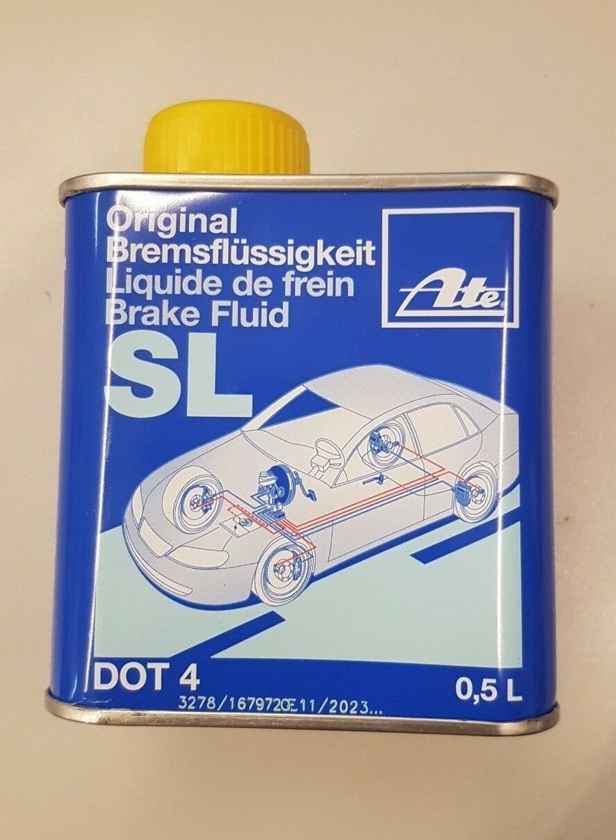 ATE SL brake fluid 0.5L DOT4 VW BMW OPEL Ford Fiat Audi Mercedes Seat Skoda