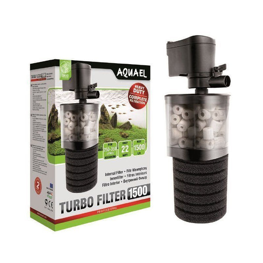 Aquael Turbo Filter 1500 Aquarium 250-350l Innenfilter Tauchfilter Filter Pumpe