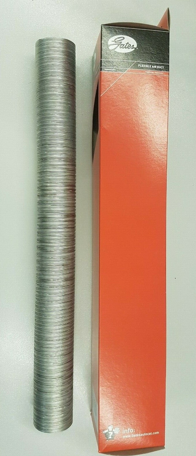 GATES Vorwärmschlauch Ø 52mm 130cm ALU Wärmeleitung Flexschlauch Kfz Luft Ansaug