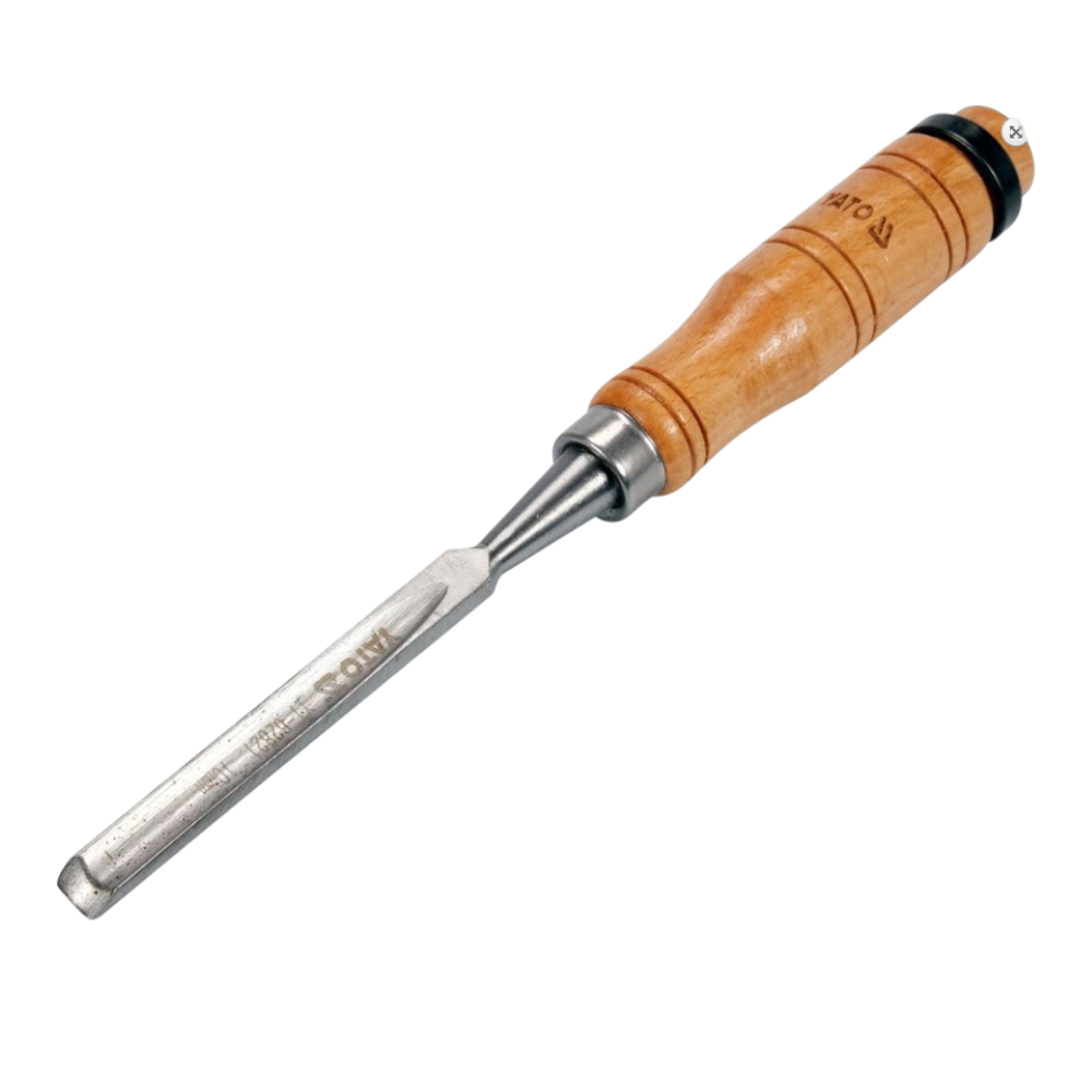 Holzmeißel halbrund Stechbeitel Meißel handkreisförmig 10mm #55 Holzgriff