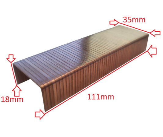 20000 Heftklammern 35x18 mm Kartonverschlusshefter Klammern Bostitch Prebena B