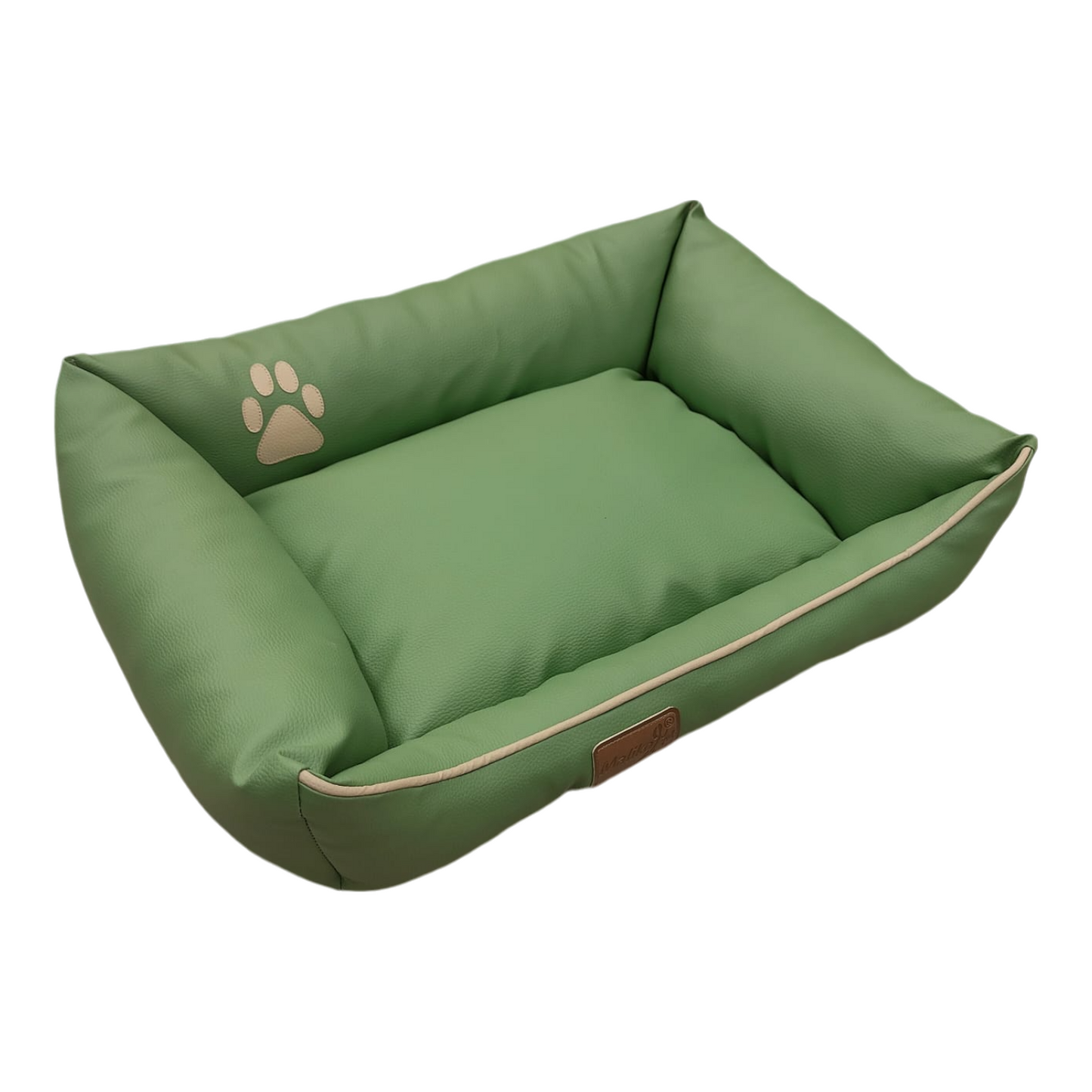 Hundebett Hundekorb Hundekissen Hundesofa Liegeplatz Kunstleder S Grün klein