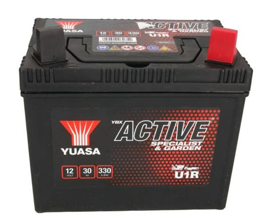 YUASA Specialist Garden YBX U1R Starterbatterie 12V 30Ah Rasentraktor KitCars