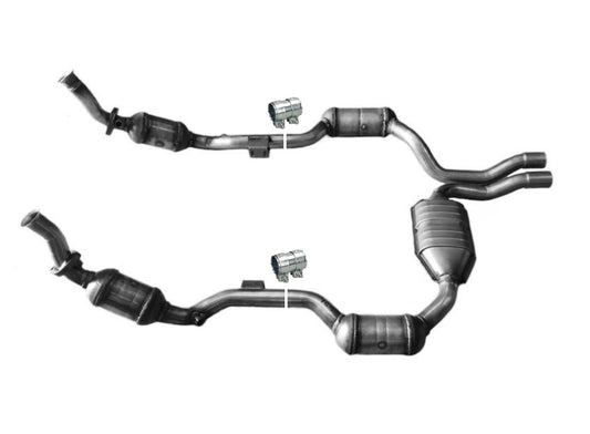 Kat Katalysator links+rechts Hosenrohr Krümmerrohr Mercedes ML320 W163 1998-2002