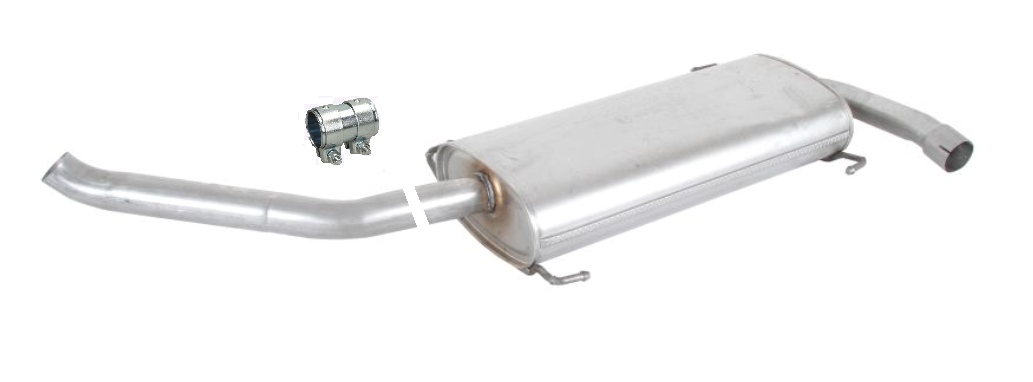 Endschalldämpfer Endtopf Auspuff Abgasanlage für Fiat Ducato Peugeot Boxer Jumpe