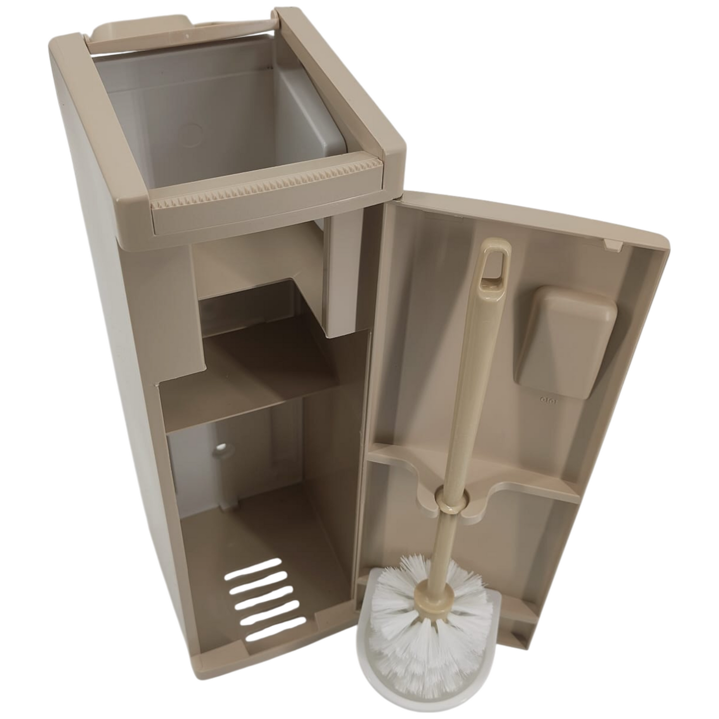 DDR Ost Toiletten Klo Papier Bürste Set Garnitur Rollenhalter Klobürstenhalter