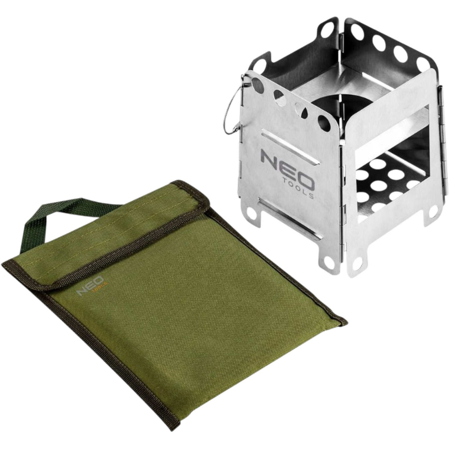 Campingkocher faltbar Kocher Herd Brenner Grill Reise Feuerstelle Outdoor V2A