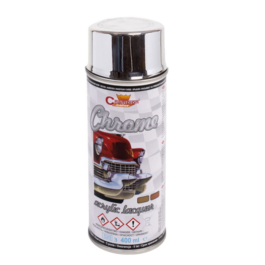 Chromlack Silber 1x 400ml Chromefarbe Sprühdose Lackspray