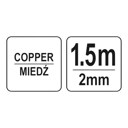 Entlötdocht Entlötlitze Kupfergeflecht Kupferlitze Drahtspule Entlöten 2mm 1.5m