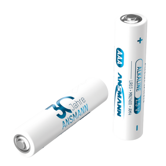 AAA Batterien 30x ANSMANN Alkaline 1.5V für Kamera Spielzeug Fernbedienung Waage