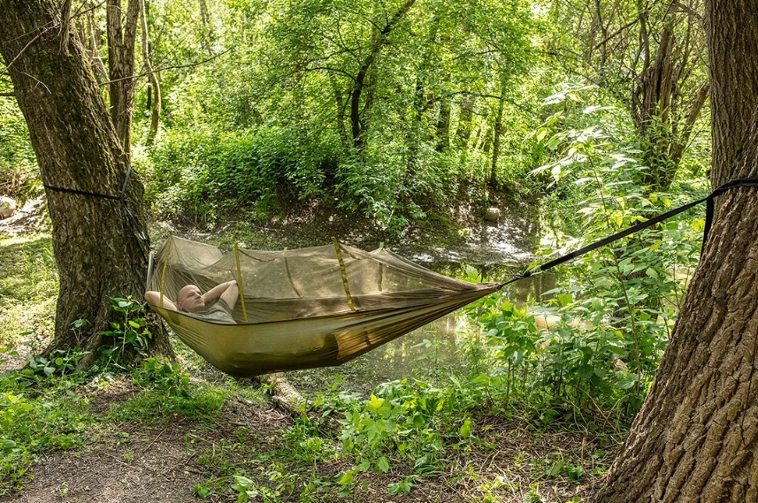 Hängematte Moskitonetz Mückennetz 140x330 Outdoor Wald Camping Garten max 200kg