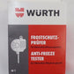 WÜRTH Frostschutzprüfer für Ethandiol (Ethylenglykol) Frostschutz Pflege