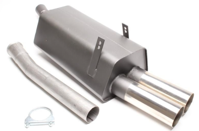 Sportauspuff Endschalldämpfer Sportschalldämpfer für BMW E36 320i 323i 1991-1999