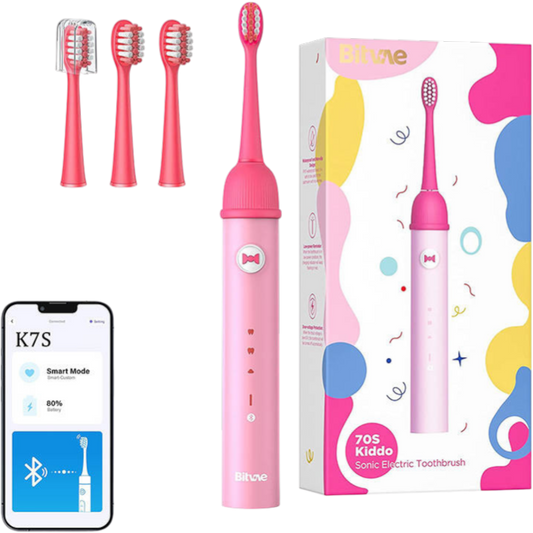 Schallzahnbürste Elektrische Zahnbürste inkl. Ersatzbürste 3 Putz Modi Bluetooth