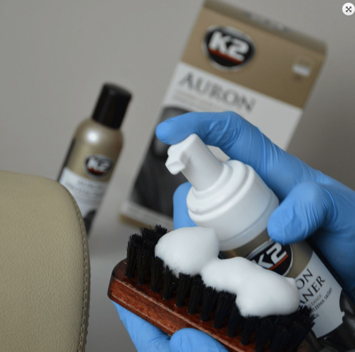 Lederreinigungsset Lederschutz Aufbereitung Lederpflege Innenraum Bürste glanz