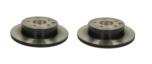 2x Bremsscheiben Satz hinten für Nissan Qashqai X-Trail I Leaf Renault Koleos