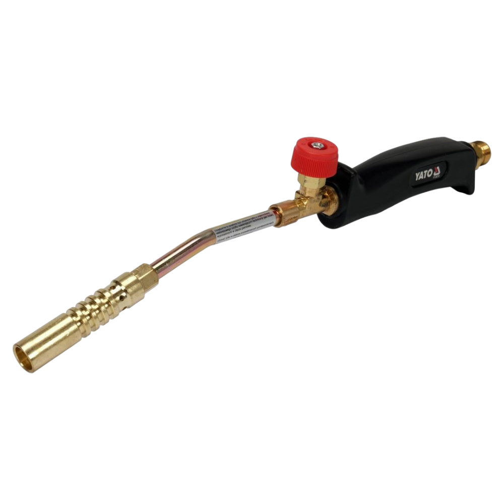 Gasbrenner 4kW 288 g/h 1300°C Lötgerät Gaslötgerät 360mm Abflammgerät Adapter