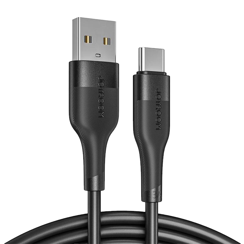 USB zu USB-C Kabel Joyroom 480 Mbps Datentransfer PVC 1m Schwarz