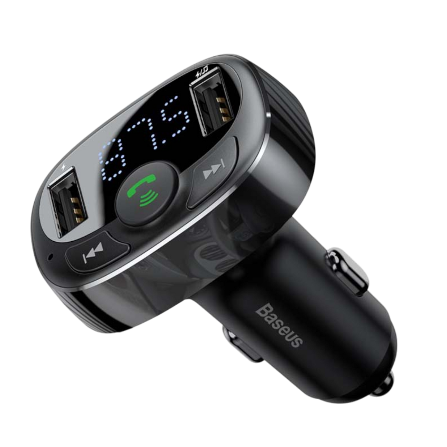 FM Transmitter Auto Radio Adapter Ladegerät 2x USB Bluetooth Zigarettenanzünder