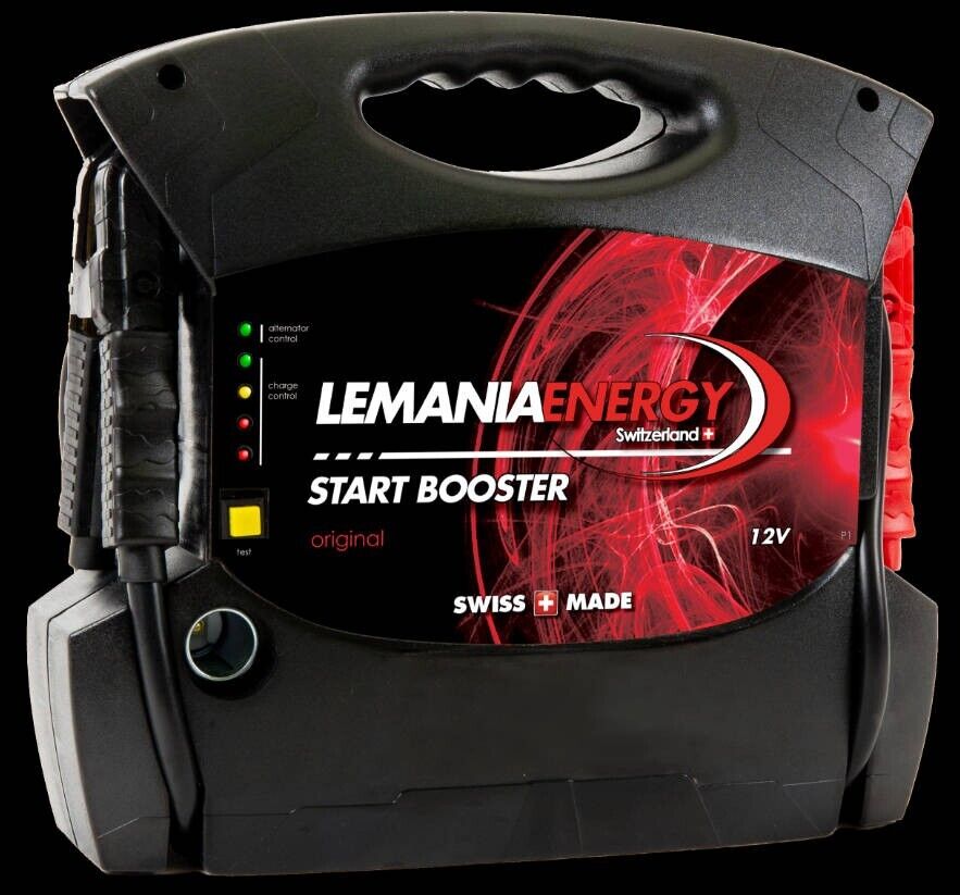 Lemania Start Booster Starthilfe Powerbank Autostarter Starterkabel 2500A 12V