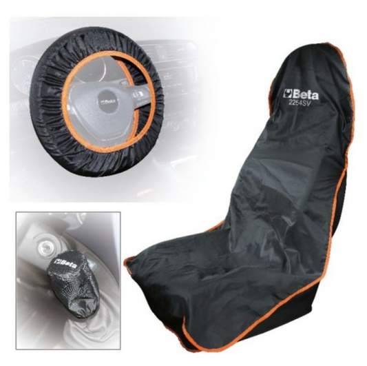 Sitzbezug Lenkradbezug Schonbezug Lenkradschoner Werkstattschoner Schaltknauf