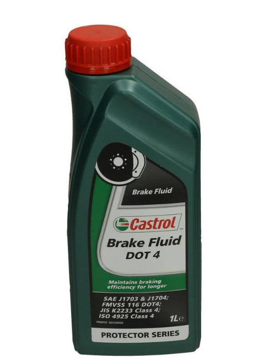 Castrol brake fluid 1l DOT4 J1704 for VW BMW Opel Audi Mercedes Seat Skoda