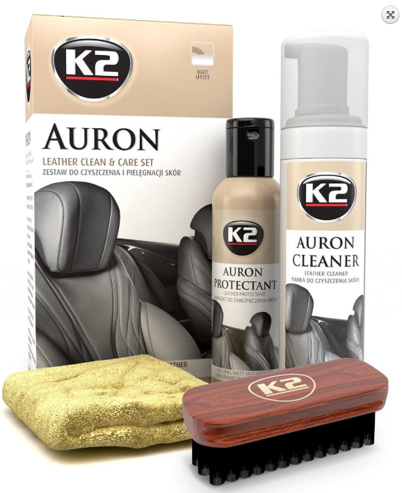 Lederreinigungsset Lederschutz Aufbereitung Lederpflege Innenraum Bürste glanz