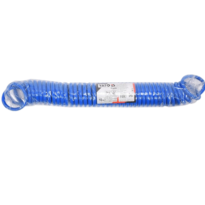 Spiralschlauch Schnellanschluss 8mmx12mmx10m Druckluftschlauch Pressluftschlauch