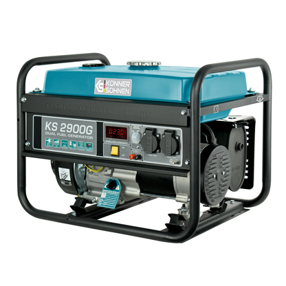 KS2900G Stromgenerator Notstromaggregat 6,5PS Benzin Gas LPG 2,9KW 2x 16A 230V