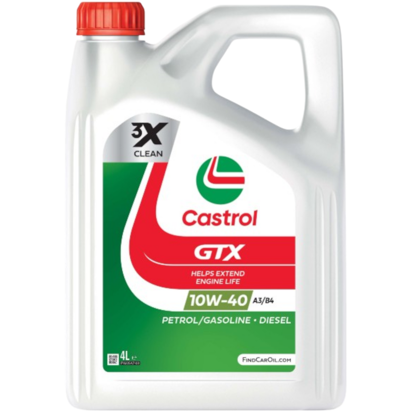 4 liter oil Castrol GTX A3/B4 10W 40 Motoröl Motoroil Mercedes VW Seat