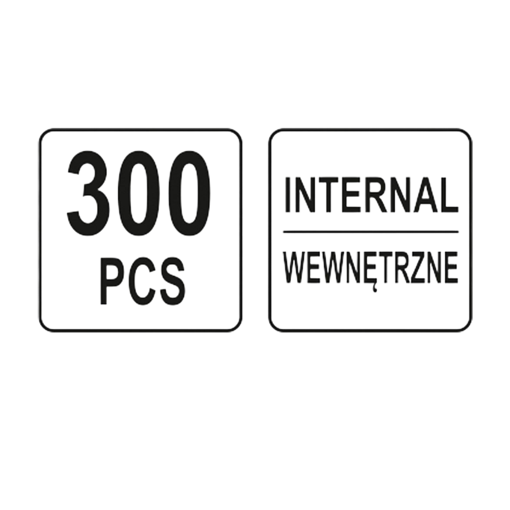 Seegerring Innen Sortiment 300tlg Sicherungsring Sprengring Innendichtungsring