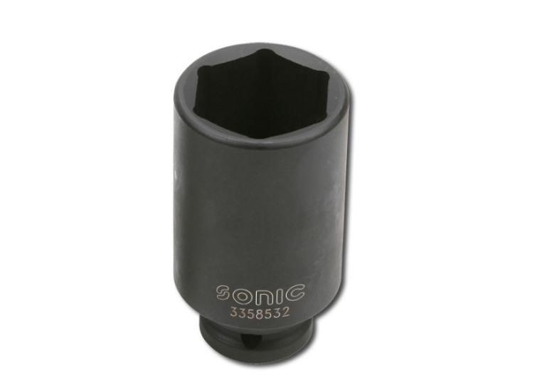 Sonic Schlagnuss Kraftnuss Steckschlüssel Schlagschrauber 1/2" 36mm 6-kant lang