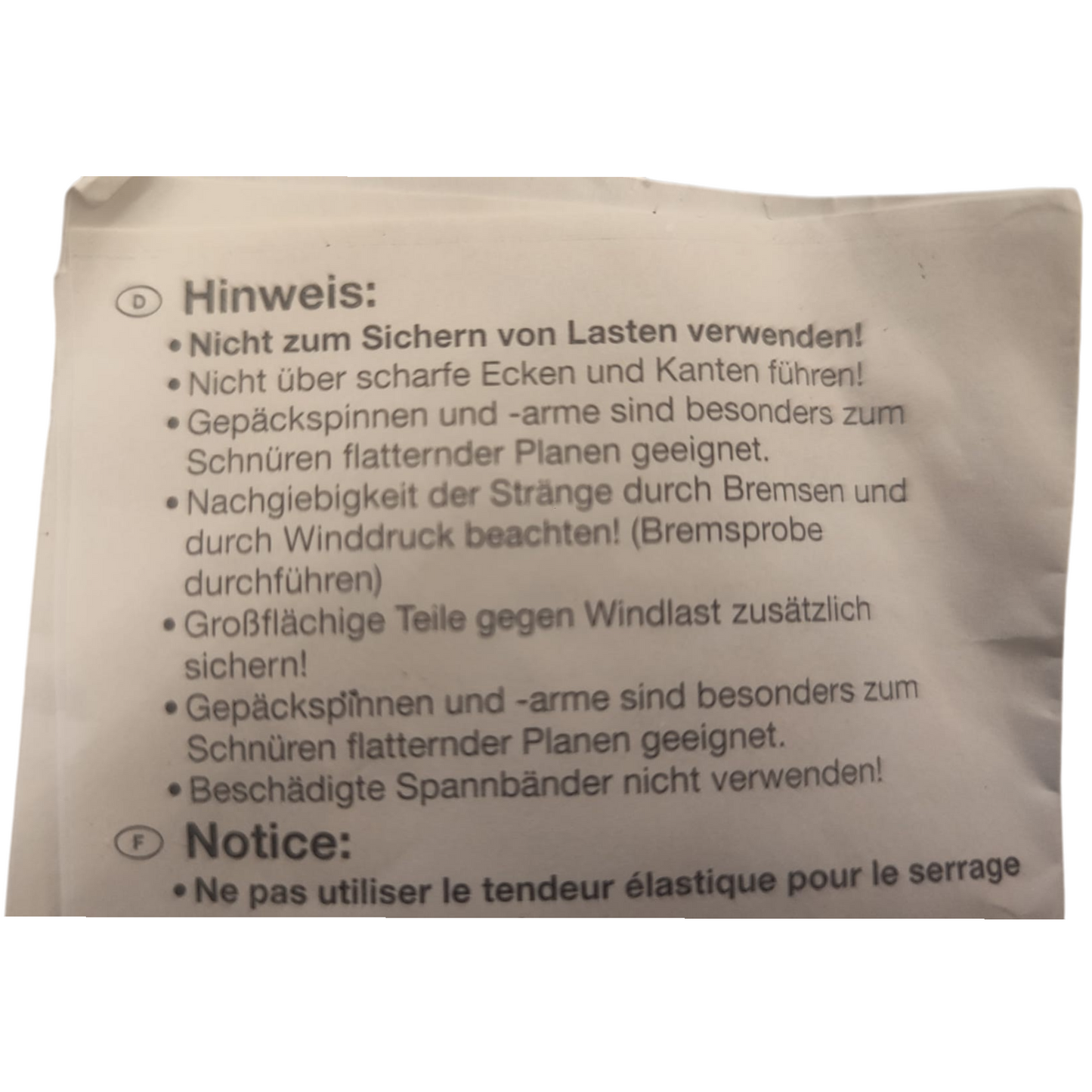 Spanngummi Karabiner-Haken Expander Gepäckspanner Gummispanner Gelb Rot 8mm 80cm